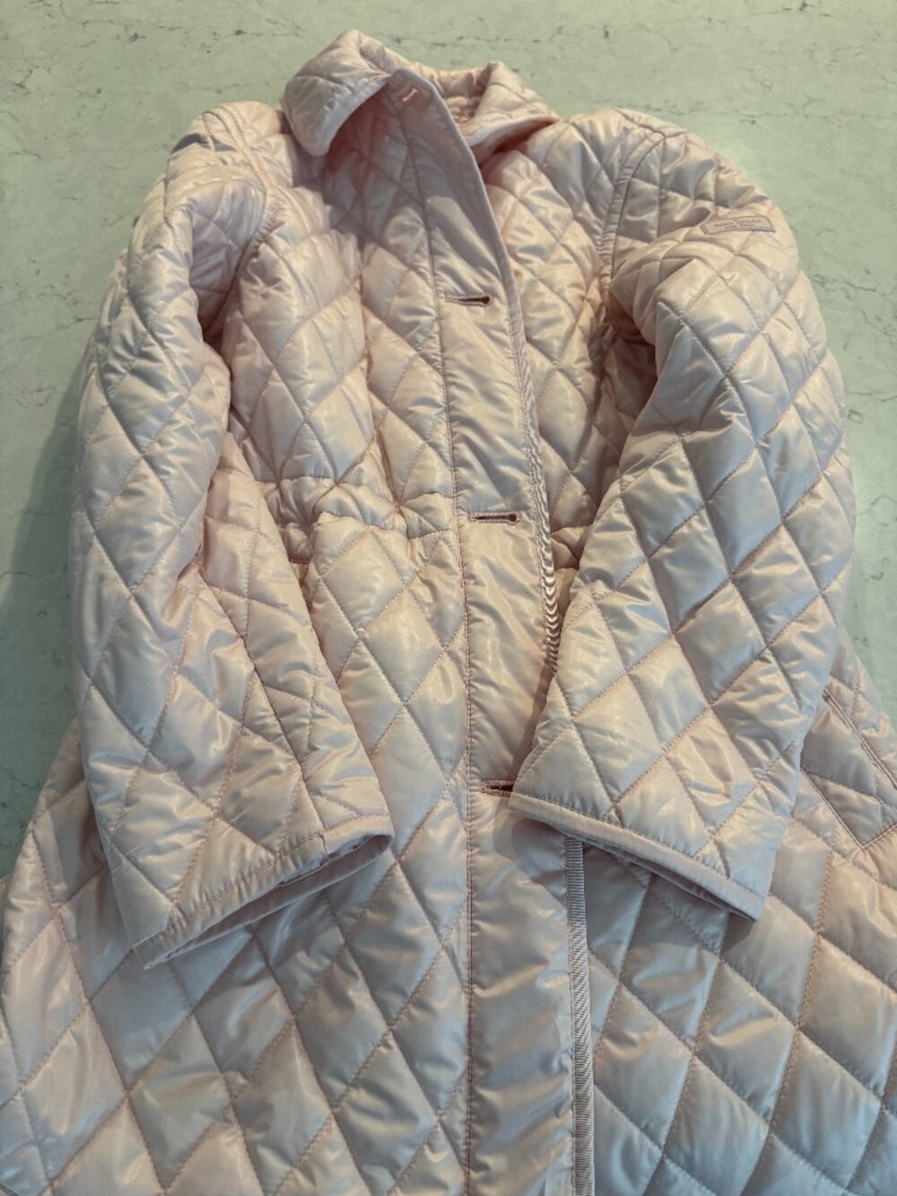 Kate Spade Quilted Coat Size XS Pink